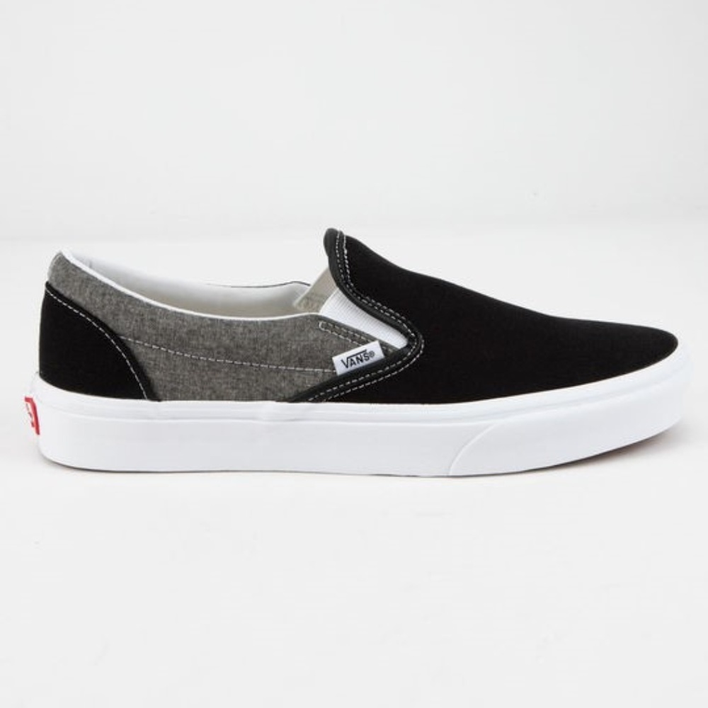 KIDS Vans Classic Slip-on Black & Gray